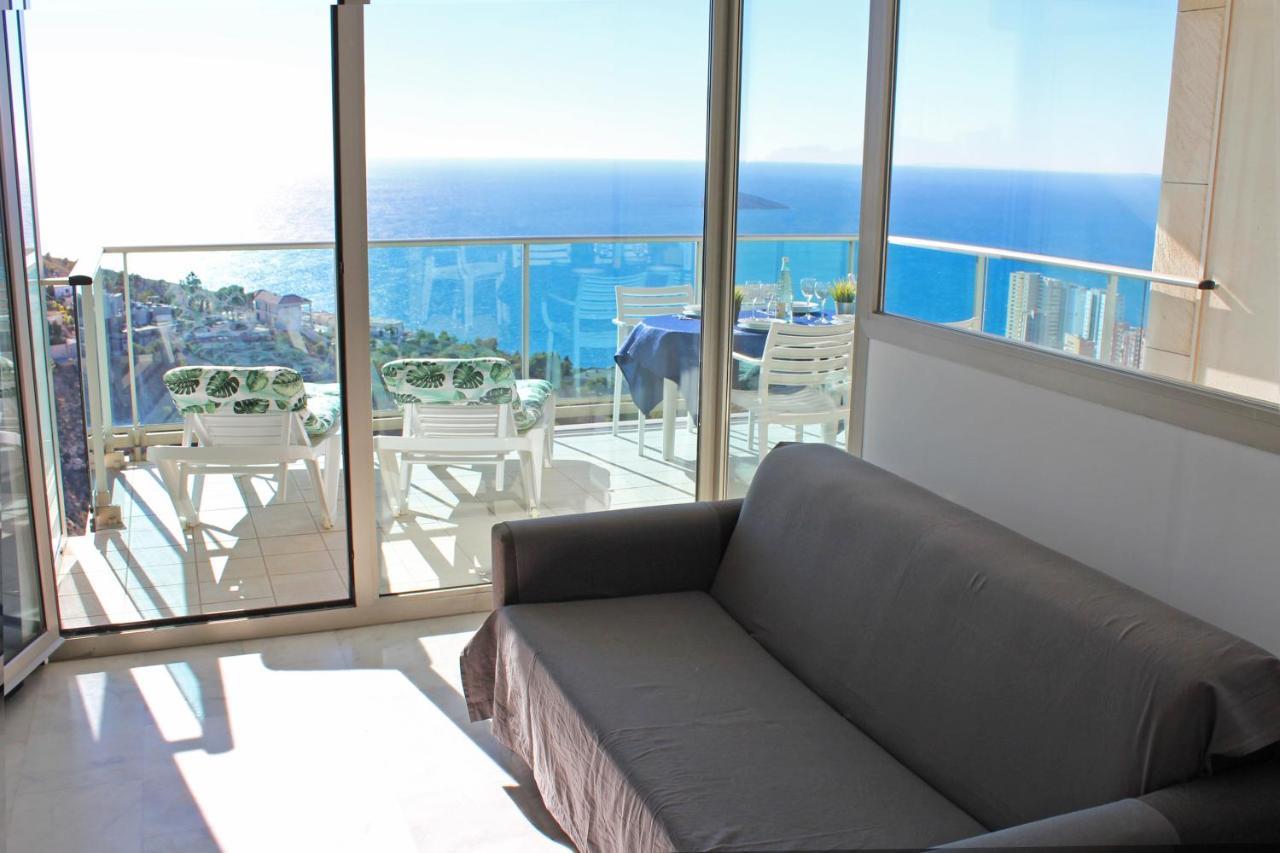 High Rise Apartment On The 39Th Floor With Private Terrace And Sea Views Бенідорм Екстер'єр фото