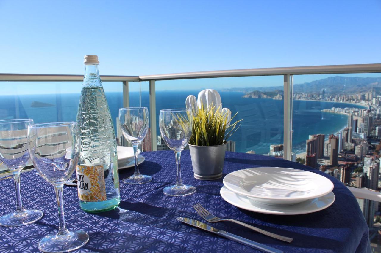 High Rise Apartment On The 39Th Floor With Private Terrace And Sea Views Бенідорм Екстер'єр фото
