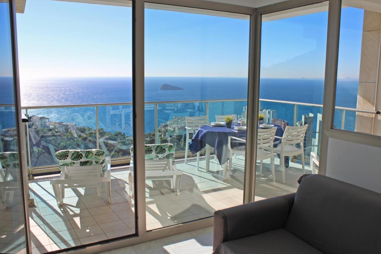 High Rise Apartment On The 39Th Floor With Private Terrace And Sea Views Бенідорм Екстер'єр фото